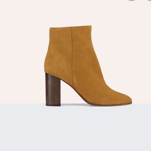 Maje suede leather ankle boots